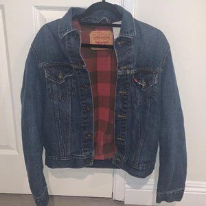 Levi's Plaid Lined Denim Jacket